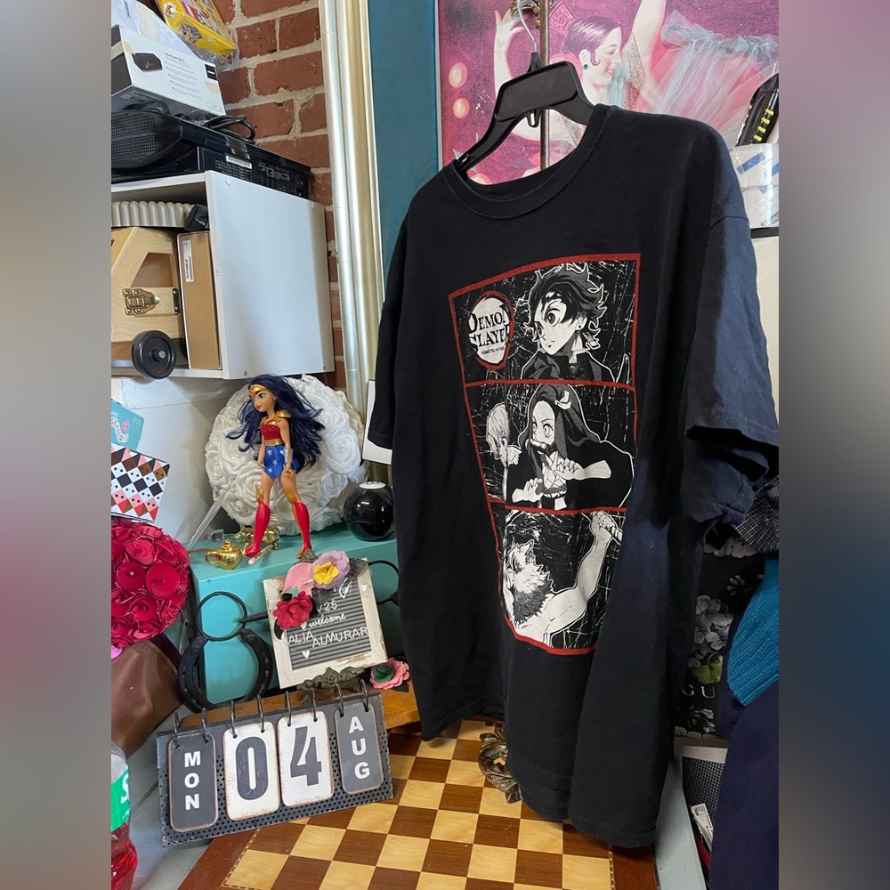 Demon Slayer Graphic T-Shirt -
Black